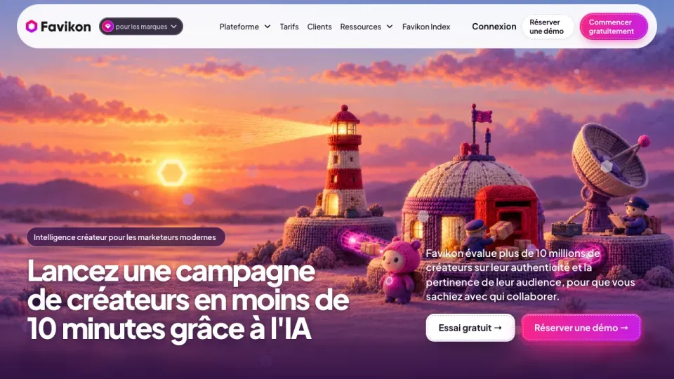 Screenshot of Favikon