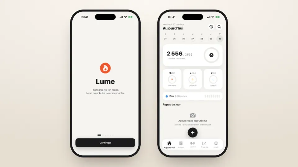 Screenshot of Lume